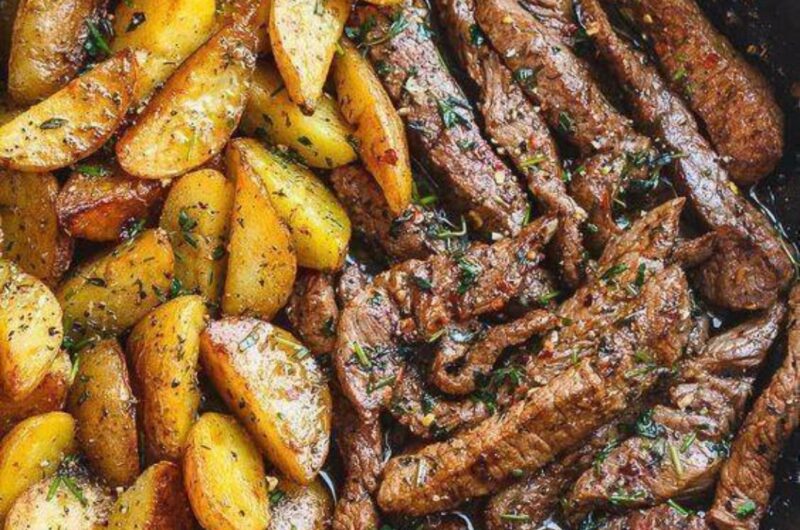 One-Pan Steak and Potatoes Recipe
