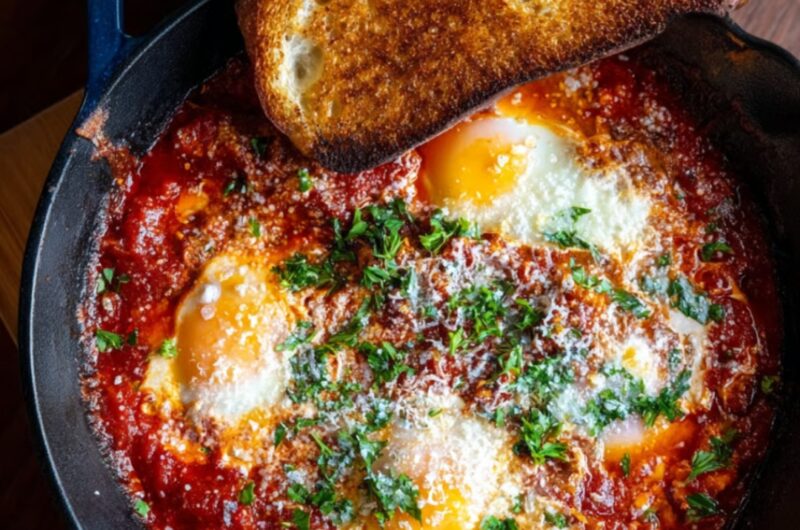Eggs in Purgatory (Tomato Skillet)