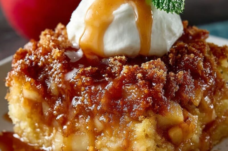 Crock-Pot Spiced Apple Cake